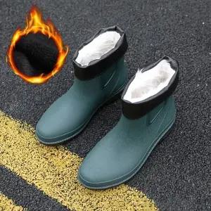 3컬러 남성 캐주얼 방한화 겨울 레인부츠 TAIN13
