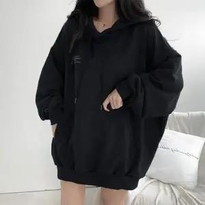 여성 2컬러 레터링 루즈핏 포켓 후드티 LK-TA16