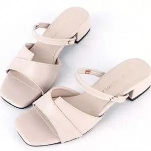 오픈토 블로퍼 여성 샌들 데일리 뮬 편한