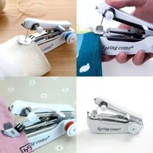 ( )휴대용 핸드미싱 화이트 미니제봉틀 미니수선기 핸드재봉틀