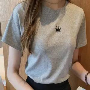 라운드 반팔 면티 라운드티셔츠 여자여름반팔티 여성여름티셔츠