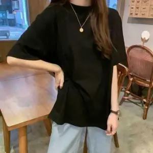 무지반팔티 패션 여름 여름티셔츠 이너 라운드티 티셔 여름 캐쥬얼반팔 여자 옷 티셔츠 무지반팔티