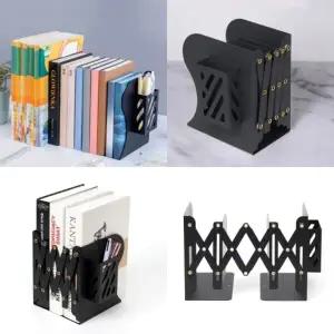 ( )접이식 책꽂이+펜꽂이 블랙 간이책꽂이 책꽂이정리함 스탠드책꽂이