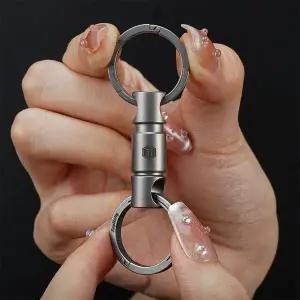 [하프클럽/]키유니티 티타늄 양방향 회전식 KA37SW 키체인 커넥터