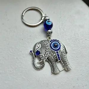 [하프클럽/]호안석 행운 코끼리 키링 열쇠고리 소품샵 재물