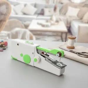 ( )간편 자동 핸디 미싱기 휴대용 미니 재봉틀 수선용 전동 미싱_24993726