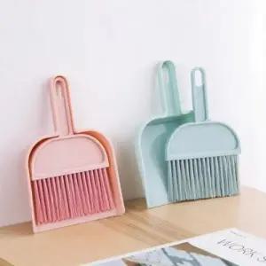 실내용 미니빗자루 책상 청소 빗자루 쓰레받기 세트_24993877