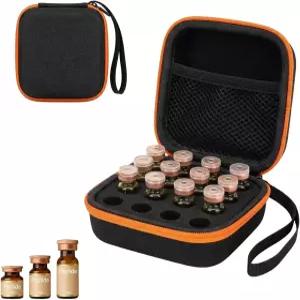 젠위즈보이 16 슬롯 펩타이드 바이알 냉장고용 케이스 - 1-3ml 소형 인슐린 정리함 보관 GLP-1 핸드