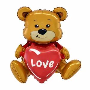 곰돌이 하트 풍선 LOVE 기념일 프로포즈 홈파티 데코 장식