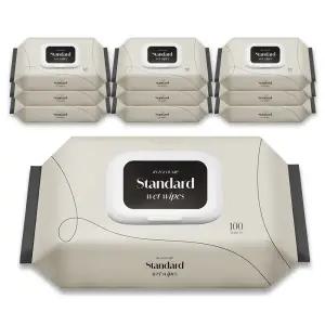 대용량 아기물티슈 즐거운집 스탠다드 100매 10팩 가성비 유아 저자극 순한