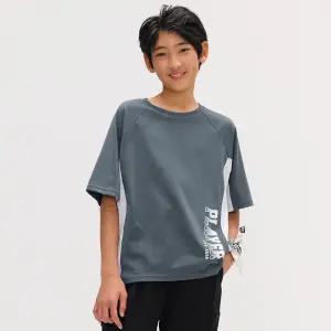 [오션스카이] [2color] 남아 라글란 배색 반팔티셔츠