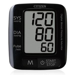 최신형손목혈압계/시티즌CH-650BK/전자동가정용혈압계/3회평균/움직임감지/불규칙맥파/원터치 측정