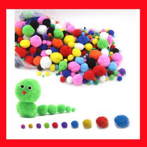 칼라 빤짝이 펄 솜 송이 뿅뿅이 퐁퐁이 방울 뽕뽕이 칼라뿅뿅이 공예 공작도구 미술 폼폼이 만들기 재료 DIY