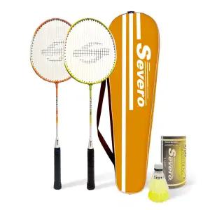 세베로 ACE PRO 배드민턴라켓 세트 2자루 풀커버 초보 입문 동호인용