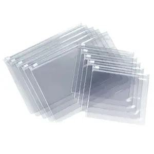 투명 PVC 슬라이드지퍼백 30X25 10장