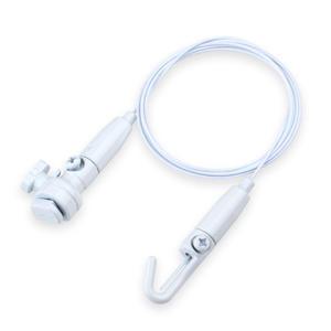 투인원 멀티형(천장 벽 겸용) 강력잠금 소 화이트 와이어 액자걸이