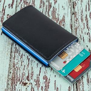 CASEKEY 자동 슬라이드 팝업 신용 카드지갑  남성 소가죽 소재 메탈 금속 머니클립 선물