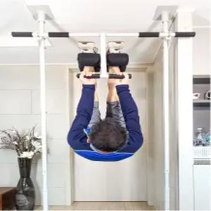 반자동 국내산 거꾸리 발을 안전하고 편안하게 조여주고 풀어주는 도립기 휴대가능 (철봉은별도구매임니다)