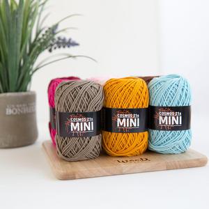 [니트박스] 코스모스 미니미니 10+1/여름실 소품실 면실 면사 코바늘실 코튼실 모티브실