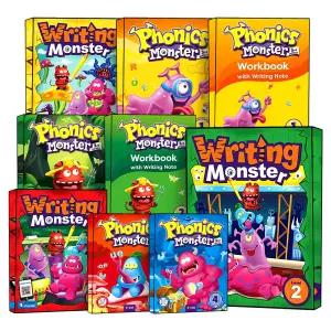 [카드10%] Phonics Writing Monster 라이팅 파닉스 몬스터 레벨 Lv 1 2 3 4 Student Book Workbook SB WB 교재 워크북 부교재 세트