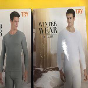요거다 1세트/ TRY 모던 F 남상하 내의 /겨울얇은내복/흰색,회색/95,100,105,110 순면  모던 F 남상하 ㅁㄹ