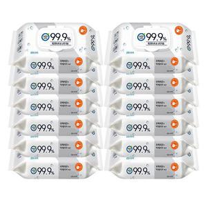 99.9% 손소독 티슈 캡형 60매 12팩