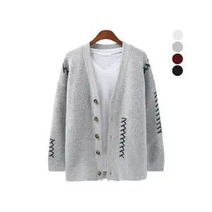 [후앙스]오버핏 자수포인트 니트 가디건 OSCD6052_P059196238