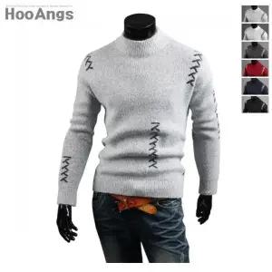 [후앙스]주름포인트 반목 니트 폴라 OSPT5054_P055850988