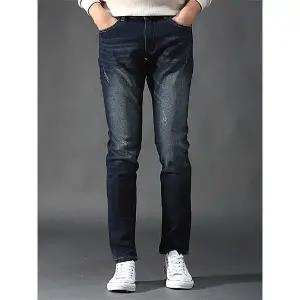 [후앙스]기모본딩 세미빈티지 슬림핏 스판 청바지 CICP4215_P055649429