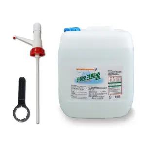 진로발효 바이오크린콜 20L (발효알콜75%)/  살균 소독제 / 펌프,오프너 별매