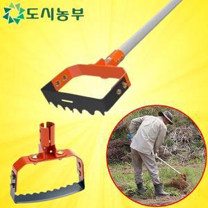 도시농부 잡초제거기 3R 서서 호미 곡괭이 갈퀴 농기구