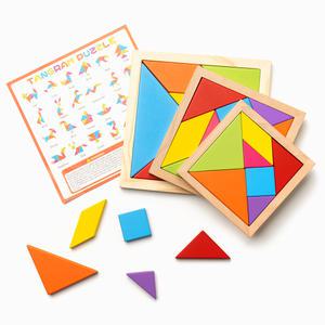 [민화샵] 원목 초등 칠교놀이 칠교판 수학교구