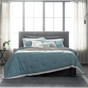 까사리빙 SK 피그먼트 워싱 자수 이불 + 베개커버 3종 세트