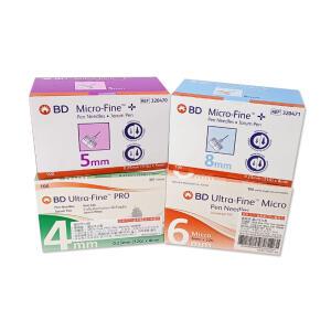 BD 인슐린 펜니들 100PCS 멸균 주사침 당뇨 주사 바늘 혈당