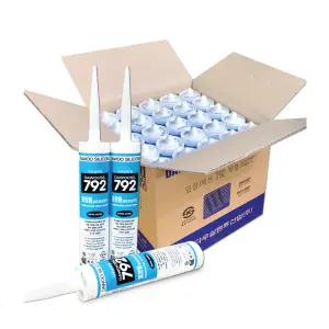 다우실 792 투명 25개 1박스 외장용 실리콘 렉산 판넬