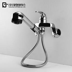 [고치고] 대정워터스 ES8000 주방 벽붙이 수전 싱크대 씽크대 수도꼭지 국산 주방용