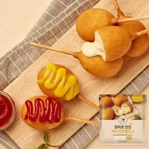 [똑똑한식단] 미니 현미 치즈핫도그 2팩(팩당12개입/540g)