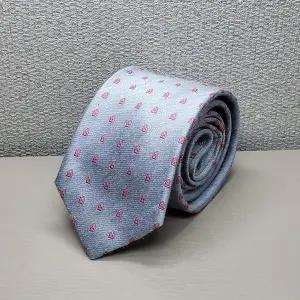 [카운테스마라](센텀시티점)SS무광 올오버 중슬림 실크 혼방 넥타이 CNS51A6101G0