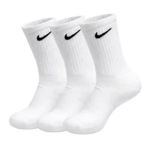 에브리데이 3팩 중목 스포츠 헬스 러닝 양말 화이트 SX7664-100