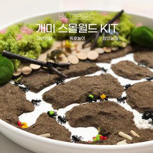 개미집 개구리 스몰월드 / 놀이트레이 개구리 개미 피규어 독후활동 엄마표미술