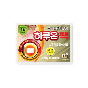 국산 일회용 하루온팩 캠핑 핫팩 붙이는핫팩 대용량 군인 등산 하루온팩 100매