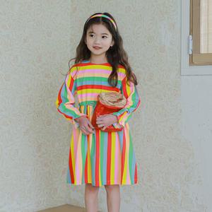 [아이러브제이]알록달록 스트라이프 원피스 JUSOP10