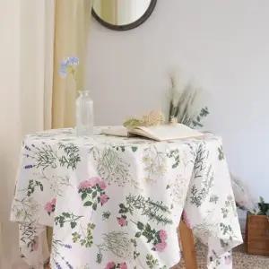 레브라이프 레브가든 면린넨 식탁보 테이블보 2인용)