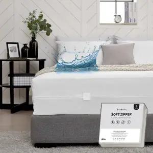 [베네베딩] 소프트 지퍼형 플러스 침대 매트리스 방수커버 SS (110x200x35cm)