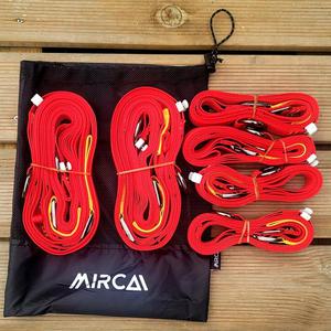 타프 웨빙 스트랩 세트 메인2P  사이드 4P 레드