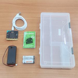 [로봇사이언스몰][코딩키트] [정품] 마이크로비트 V2.2 기본키트(플라스틱 보관함 포함)