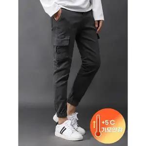 [후앙스]남자 양기모 하프밴딩 스판 카고 조거팬츠 FICP8383_P330292750