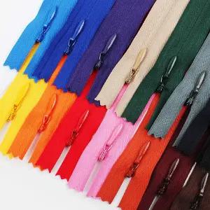 콘솔 숨은지퍼 리본공예재료 혼솔지퍼 사이즈 대/소