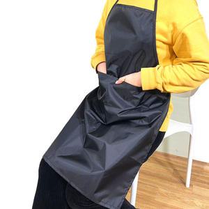 검정색- 앞치마 검정 미술 서예 서화 캘리그라피 서실