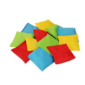 [OLANE] 컬러빈백세트 콩주머니 안전재질 10cmX10cm 12개세트